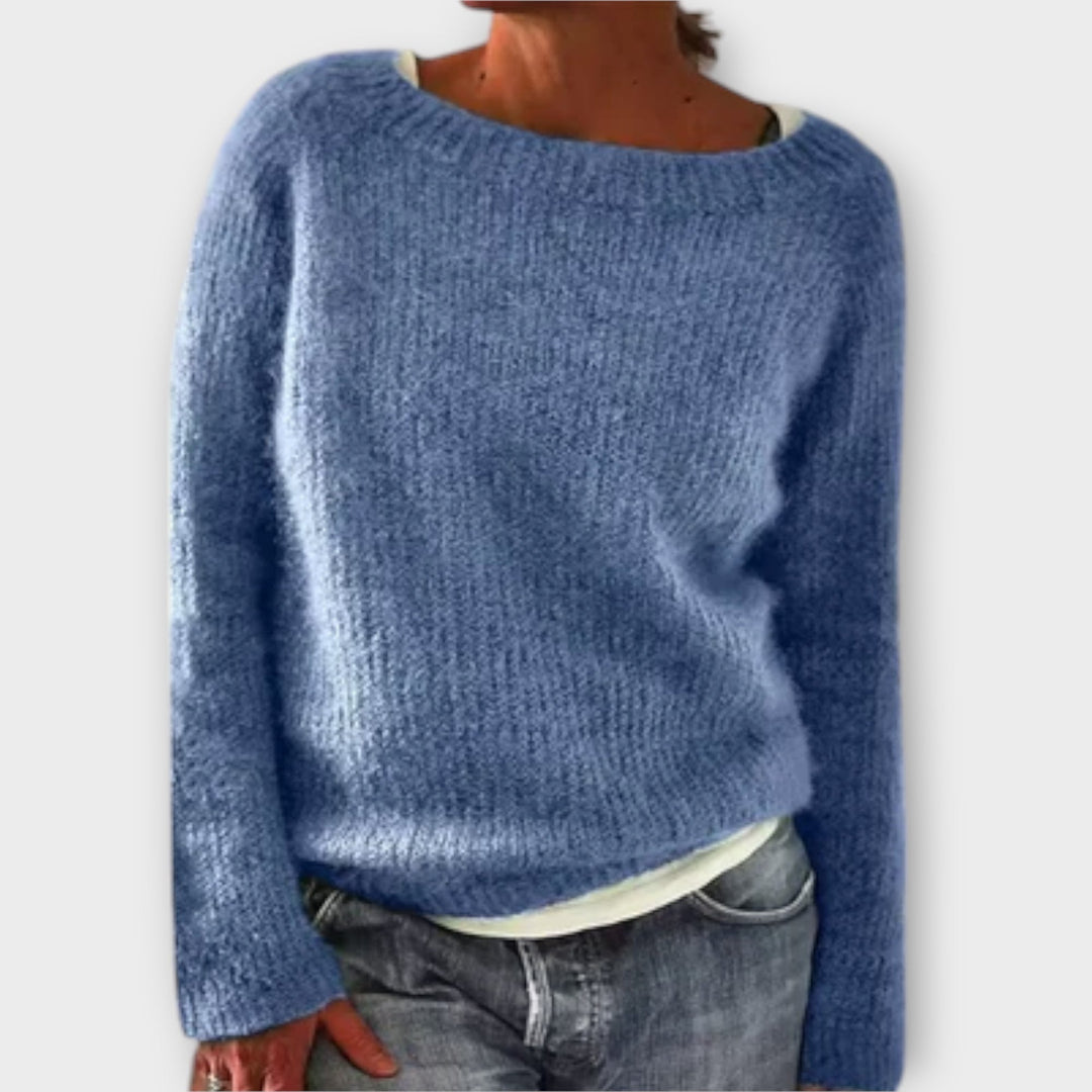 Josu – Maglione a Maglia in Tinta Unita