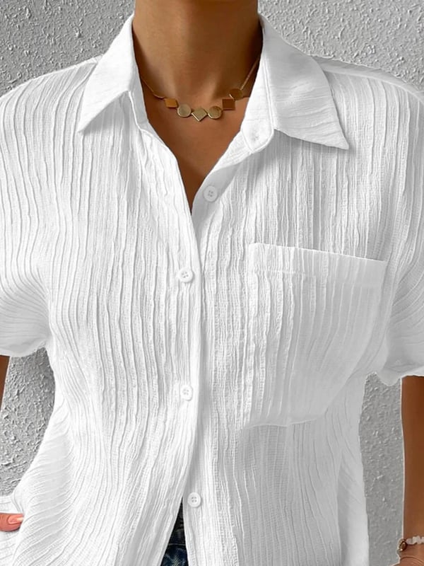 ZAHRINA E CLASSICA BLOUSE CON COLLO