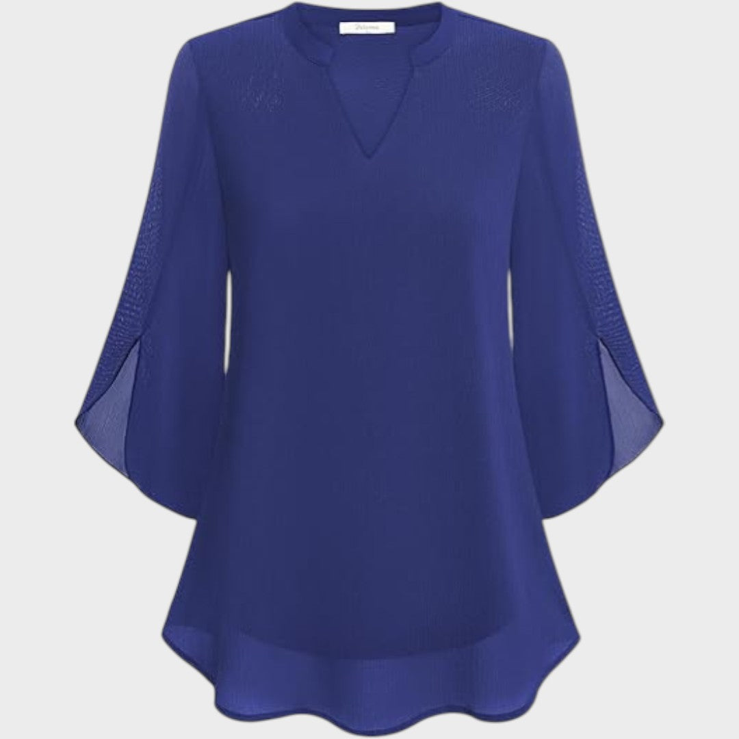 Lyanna – Blusa Fluida con Maniche a Spacco
