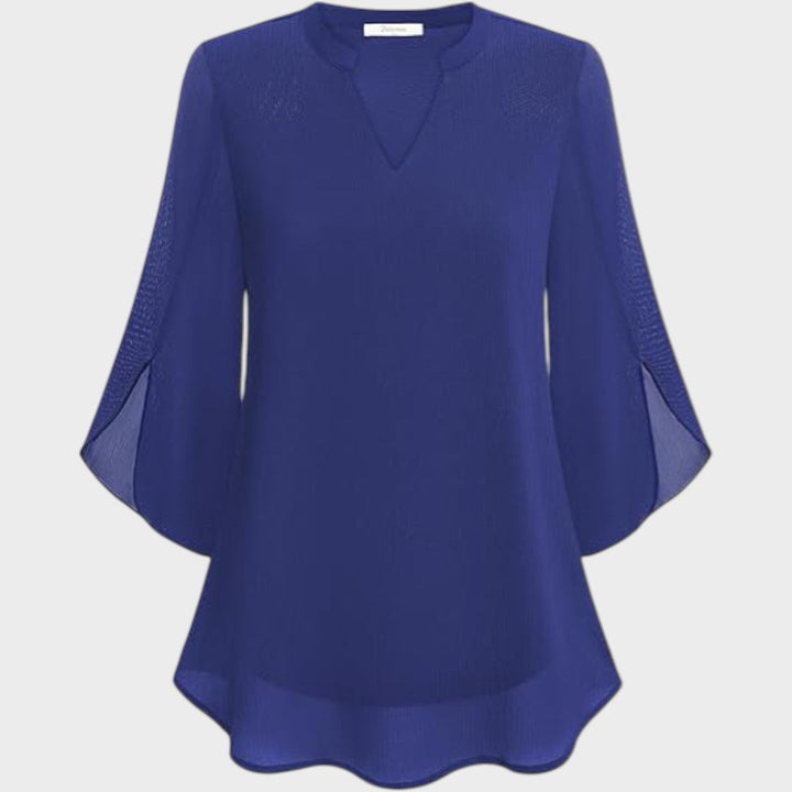 Lyanna – Blusa Fluida con Maniche a Spacco