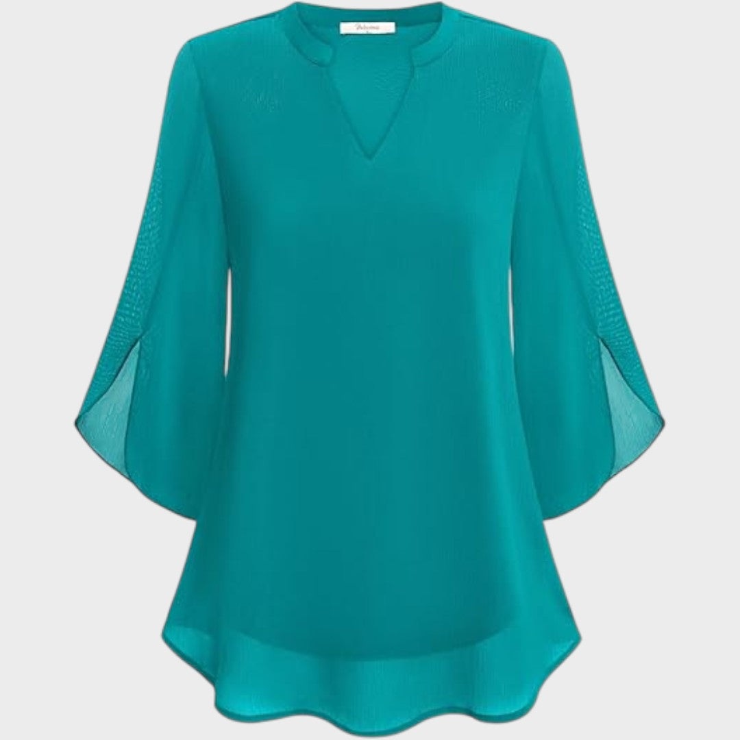 Lyanna – Blusa Fluida con Maniche a Spacco
