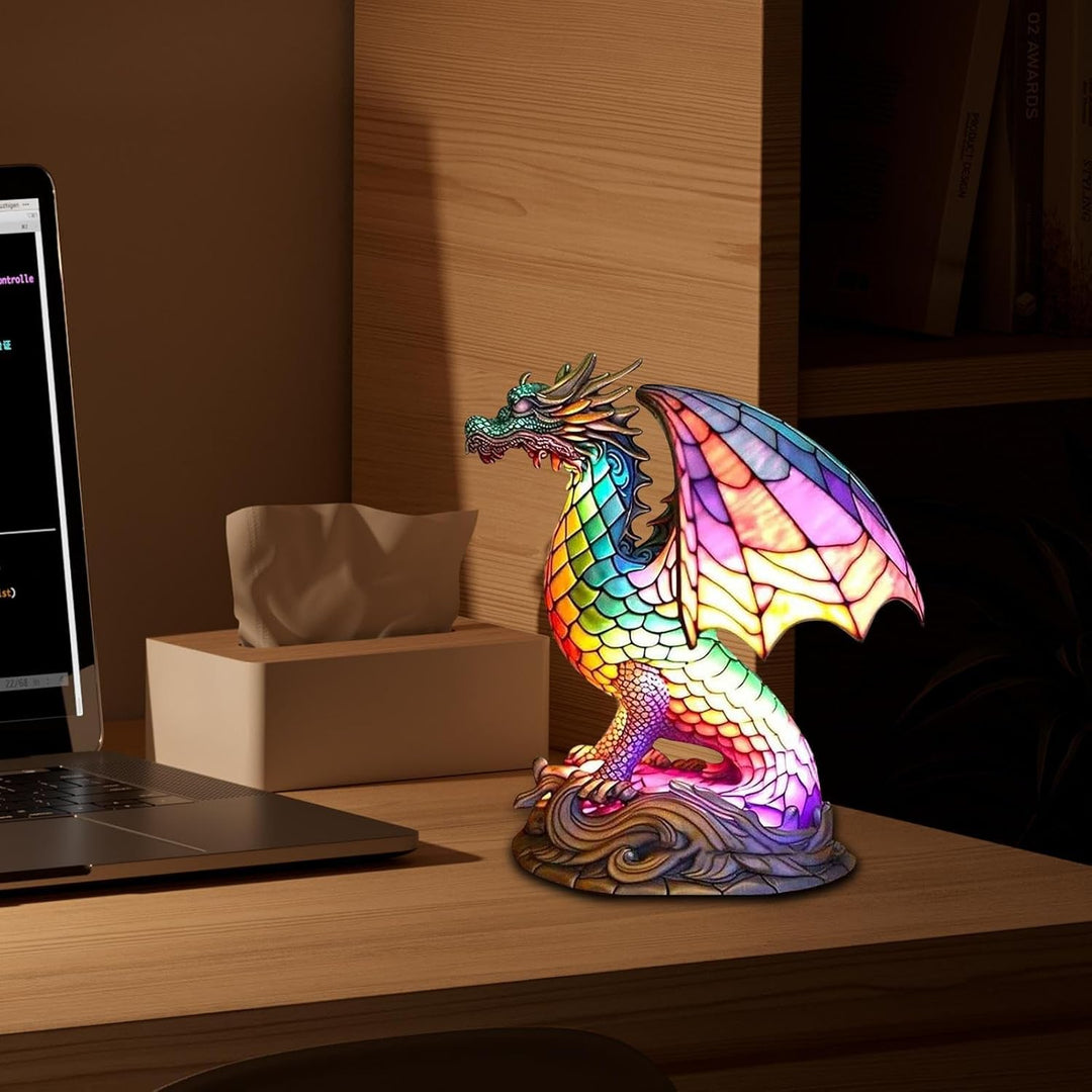 Lampada in Resina Drago Bohemiano