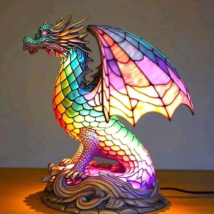 Lampada in Resina Drago Bohemiano