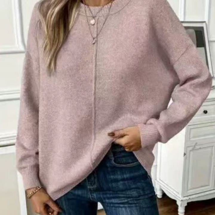 Chrysa | Maglione Casual in Maglia Morbida