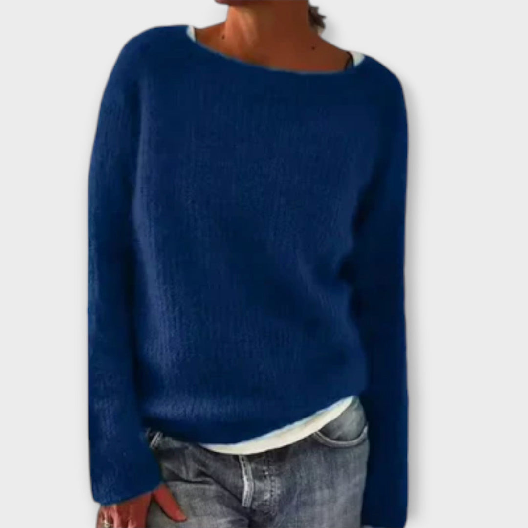 Josu – Maglione a Maglia in Tinta Unita