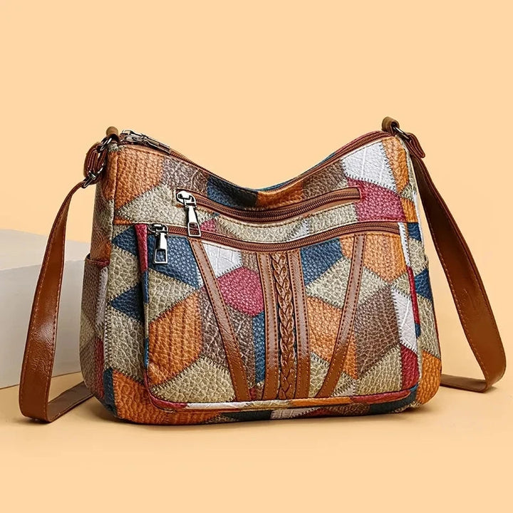 Borsa a Spalla Patchwork Fern