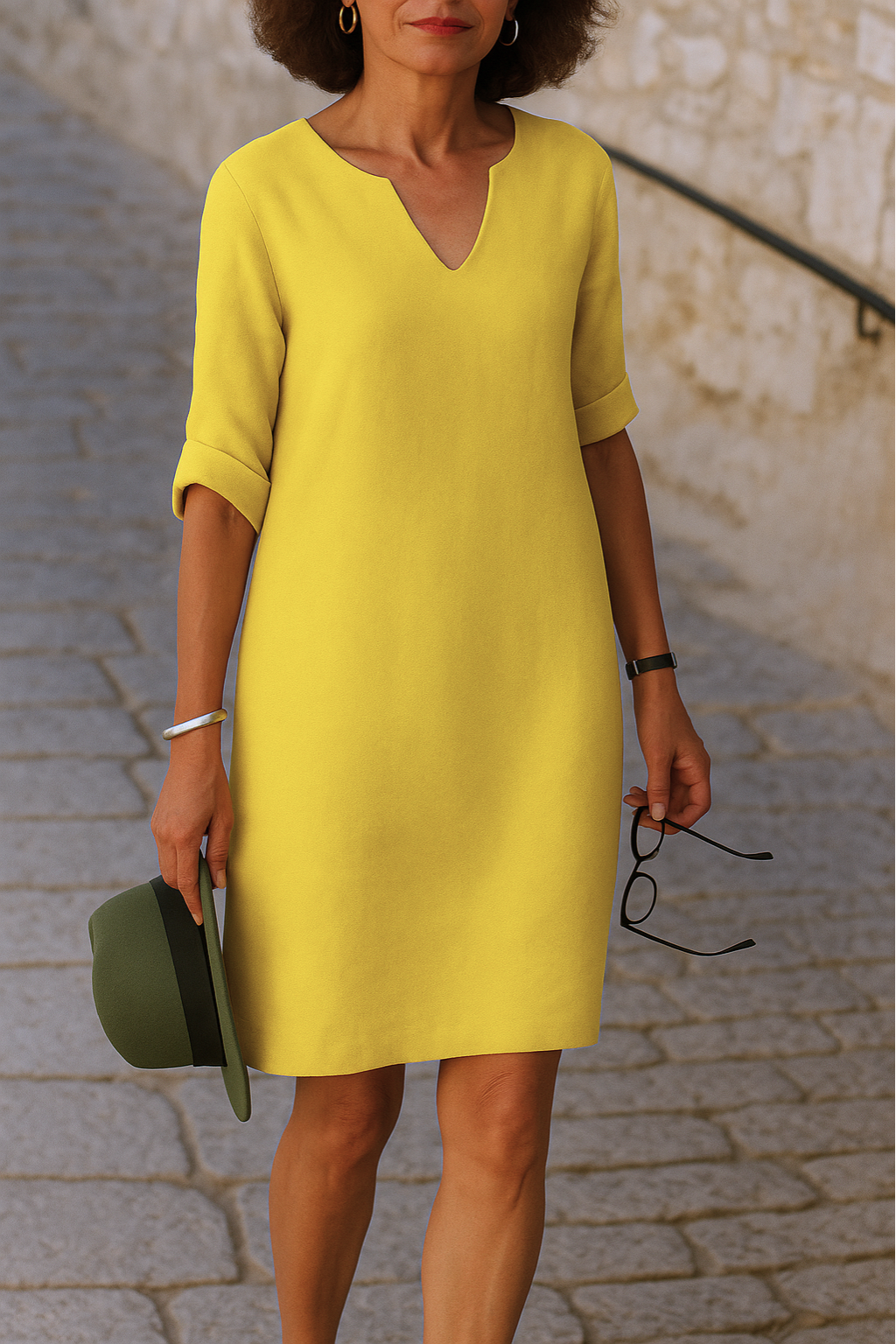 Rita | Elegante abito con scollo a V