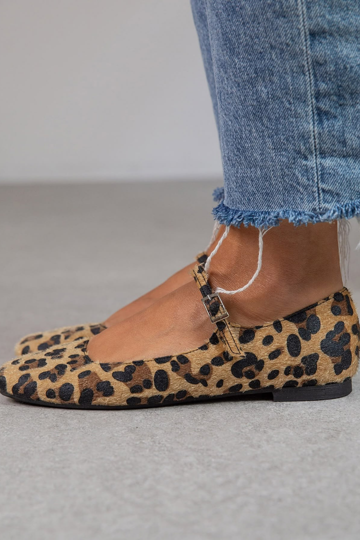 MILA Ballerine Mary Jane Animalier – Stile Elegante e di Tendenza