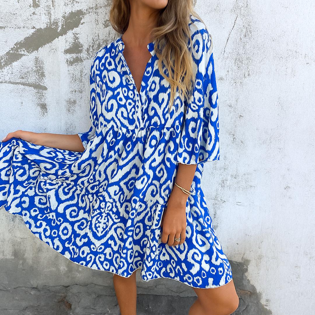 Margriet™ | Abito elegante con scollo a V