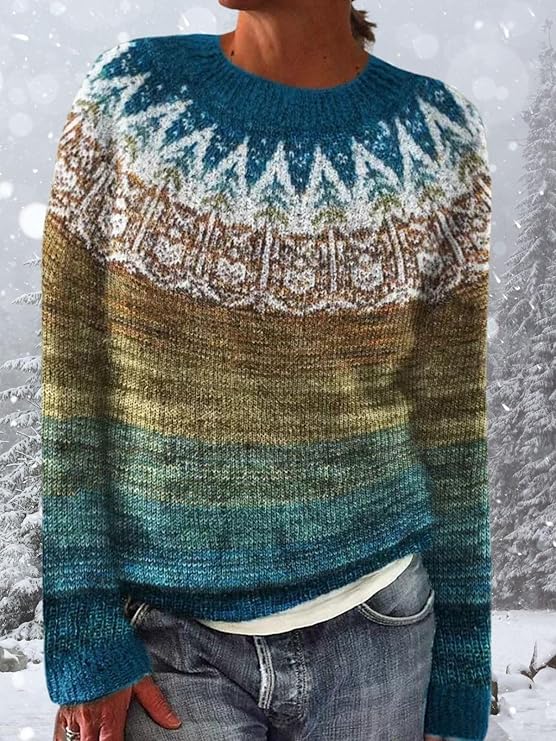 Maglione in stile accogliente per il clima freddo