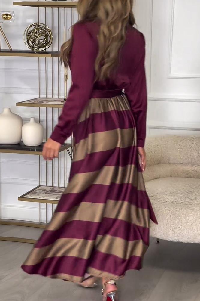 Emma - Abito Elegante a Righe