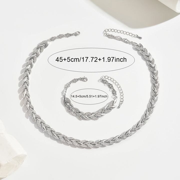Olivia - Set di Coda di Pesce in Vetro Elegante con Strass