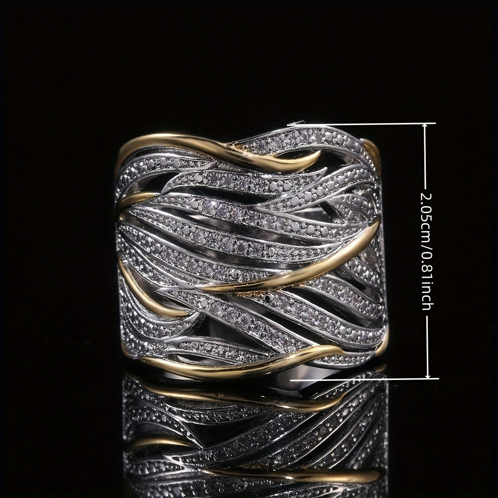 Anello Torciglione Multistrato Elegante