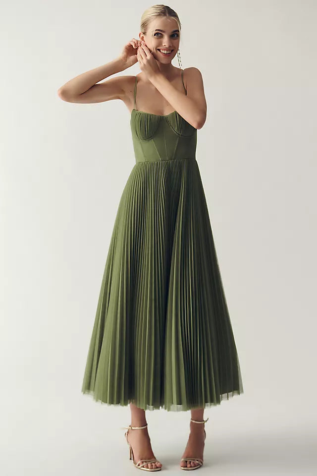 Claire™ - Abito in tulle plissettato