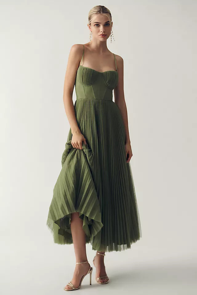Claire™ - Abito in tulle plissettato