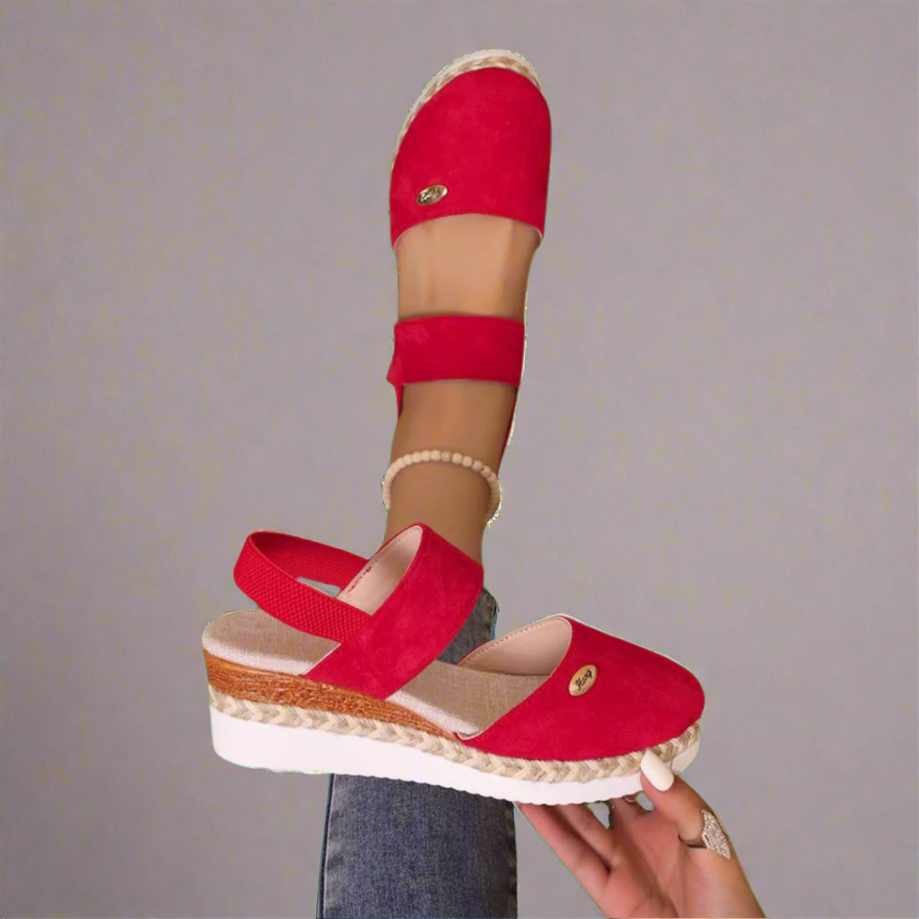 Gitta | Sandali Wedge Plus-Size – Confortevoli e Versatili