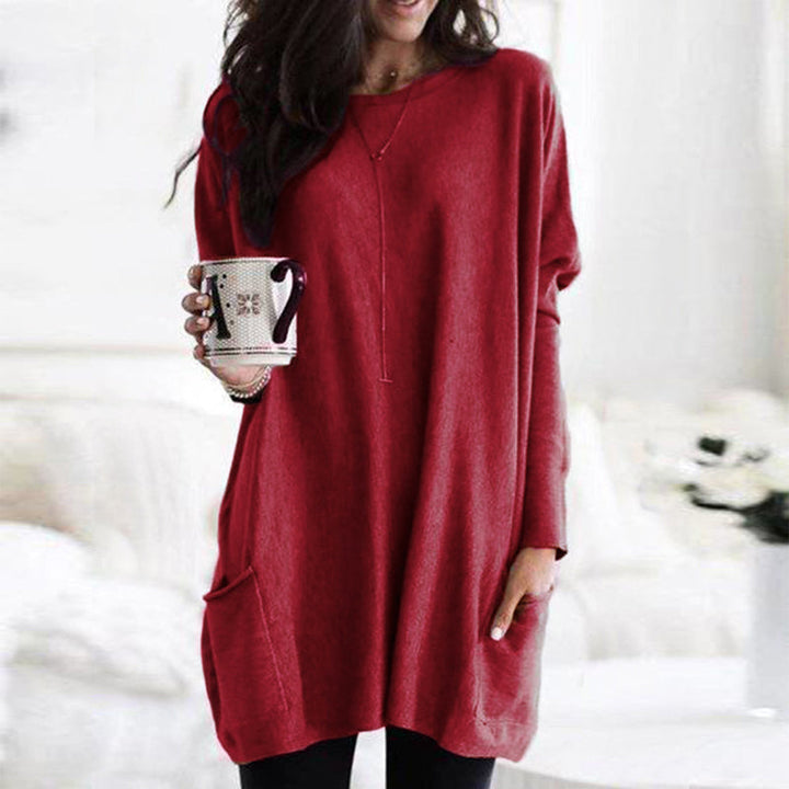 Maree - Maglione oversize con collo rotondo