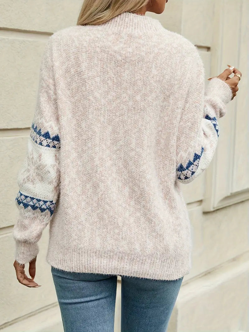 Maglione da donna con motivi