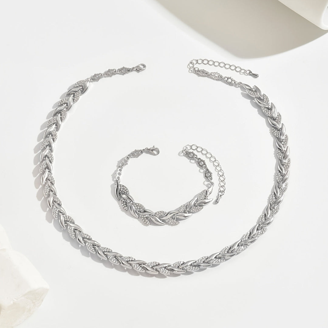 Olivia - Set di Coda di Pesce in Vetro Elegante con Strass