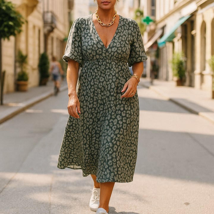 Carlena™ | Vestito Maxi Estivo a V