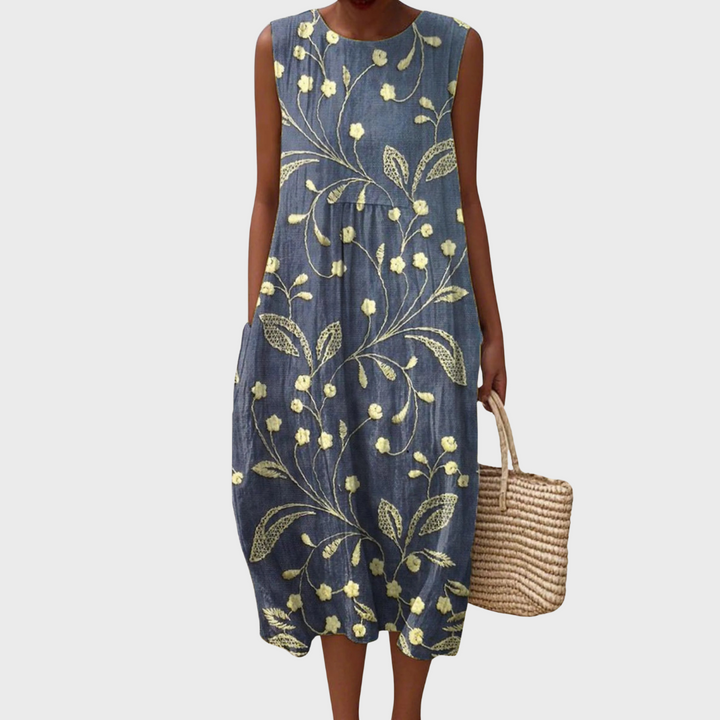 Gemma | Abito Casual in Cotone Floreale