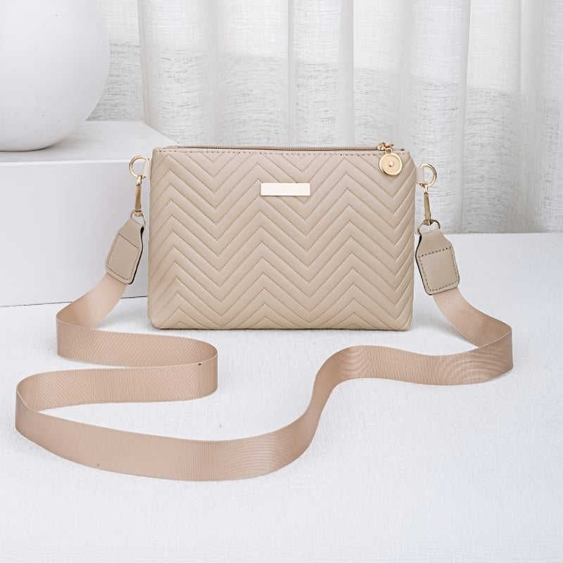 Borsa a Spalla/Tracolla alla Moda a Righe