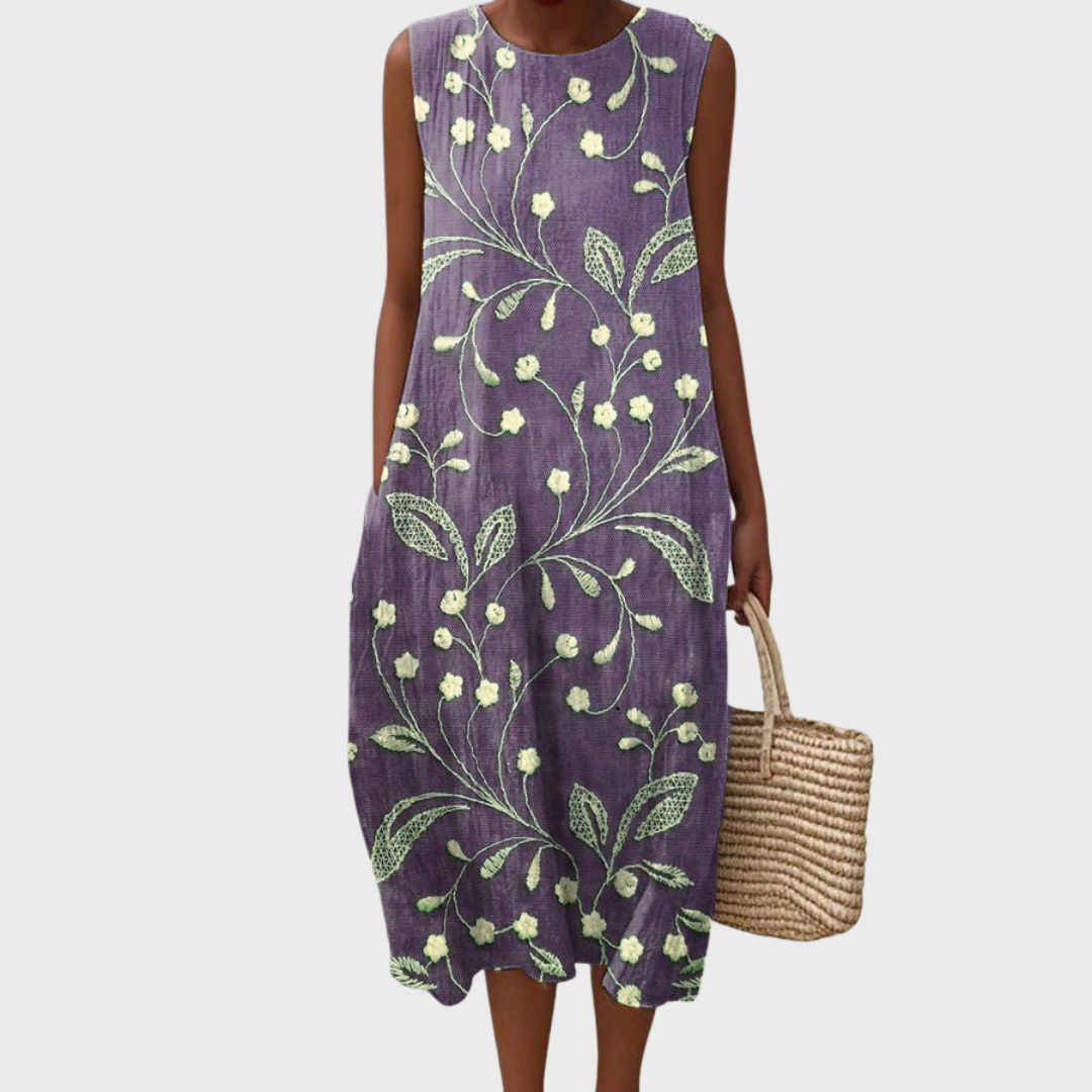 Gemma | Abito Casual in Cotone Floreale