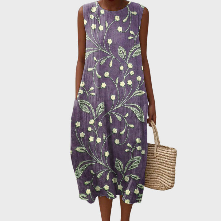 Gemma | Abito Casual in Cotone Floreale