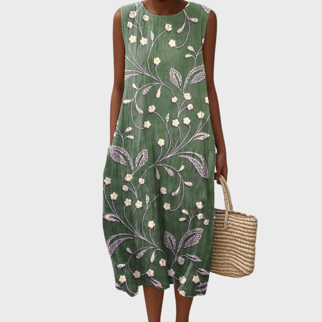 Gemma | Abito Casual in Cotone Floreale