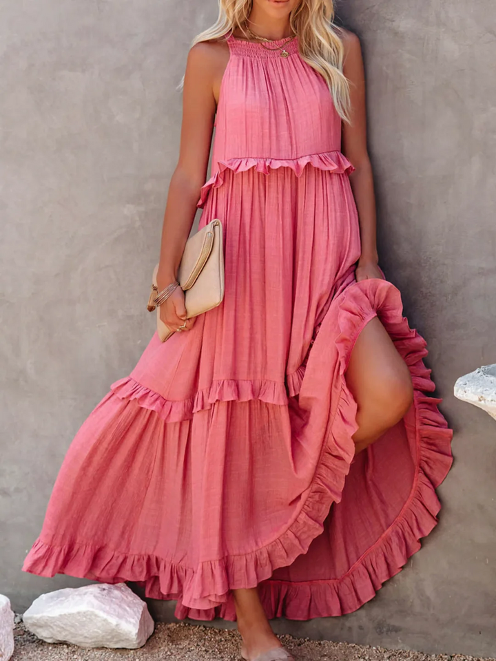 Elsie | Abito Maxi con Volant