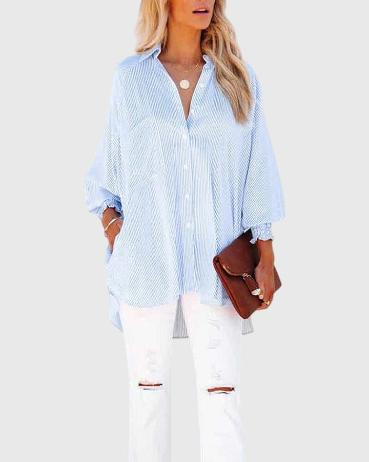 Blaine - Camicia a Strisce Oversize