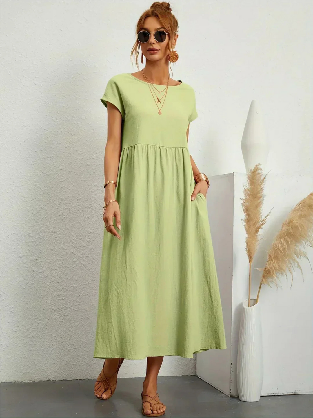 Marianne - Abito elegante con scollo rotondo