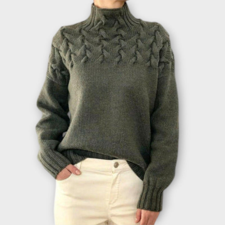 Tina - Maglione a Treccia