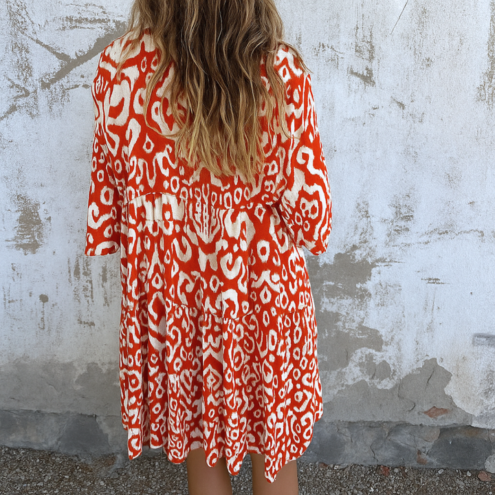 Margriet™ | Abito elegante con scollo a V