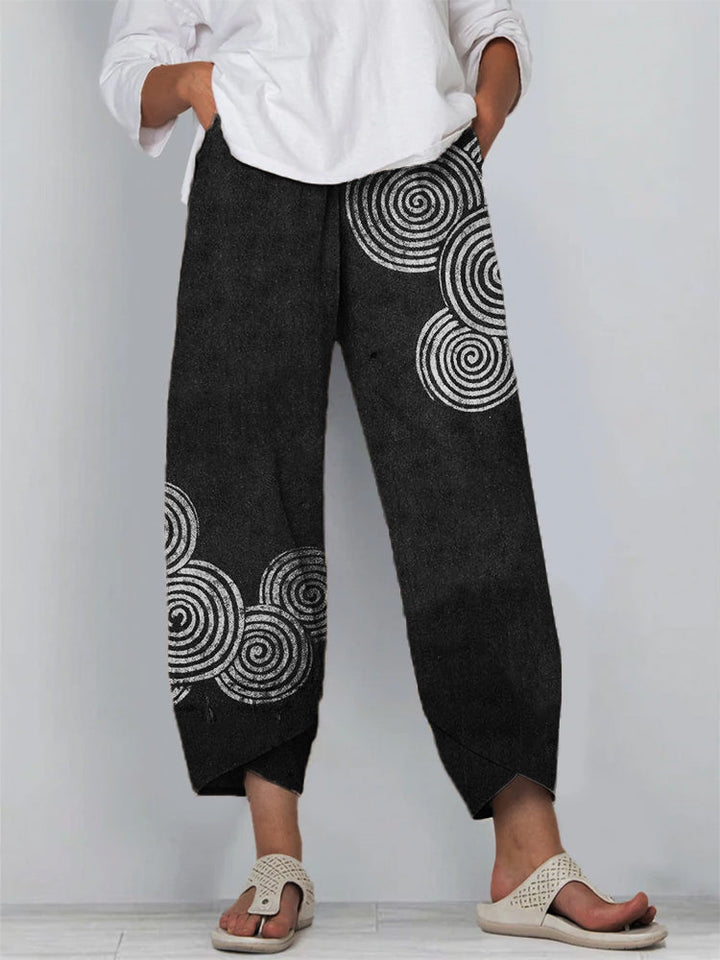 Mara | Pantaloni Stampati Relaxed