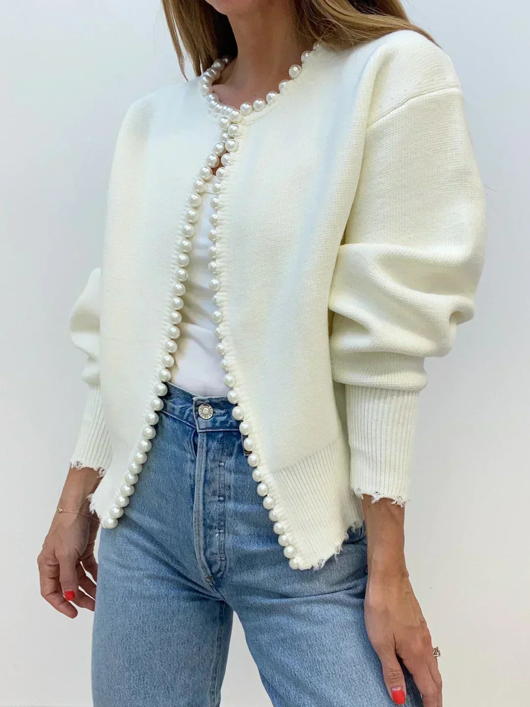 Kalina | Cardigan Chic in Perle