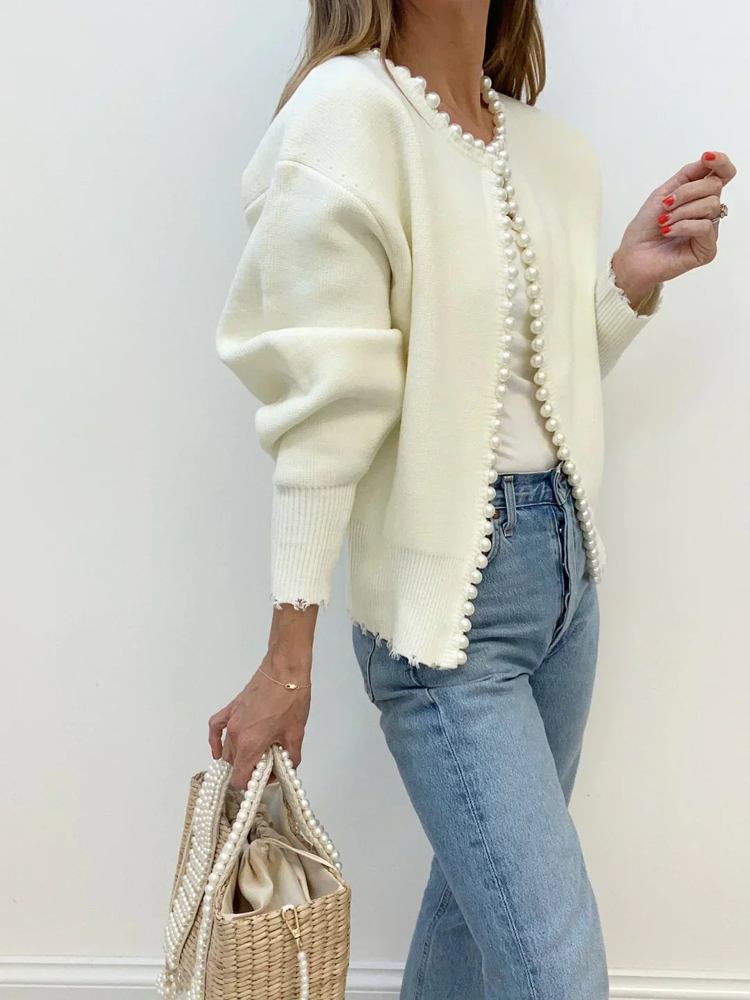 Kalina | Cardigan Chic in Perle