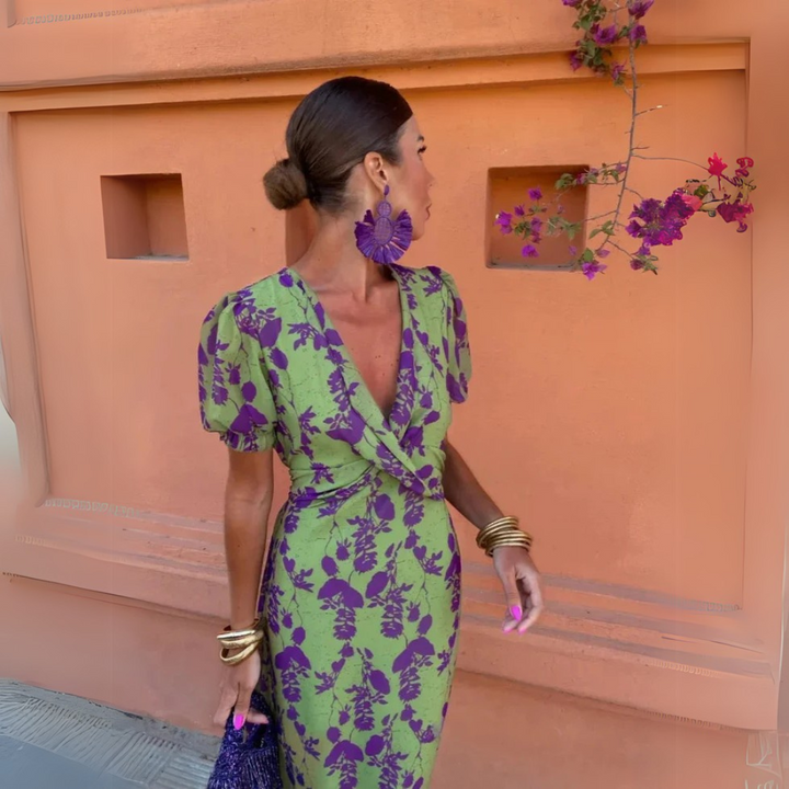 Danielle - Abito midi floreale