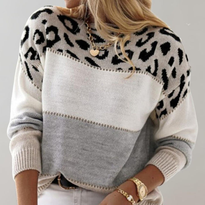 Samantha - Maglione a Stampa Leopardo
