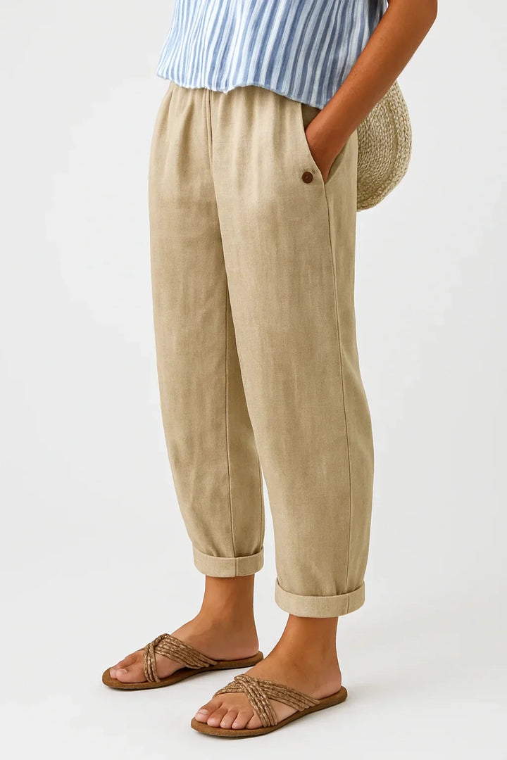 Edith | Comfort senza tempo in un leggero misto lino e cotone