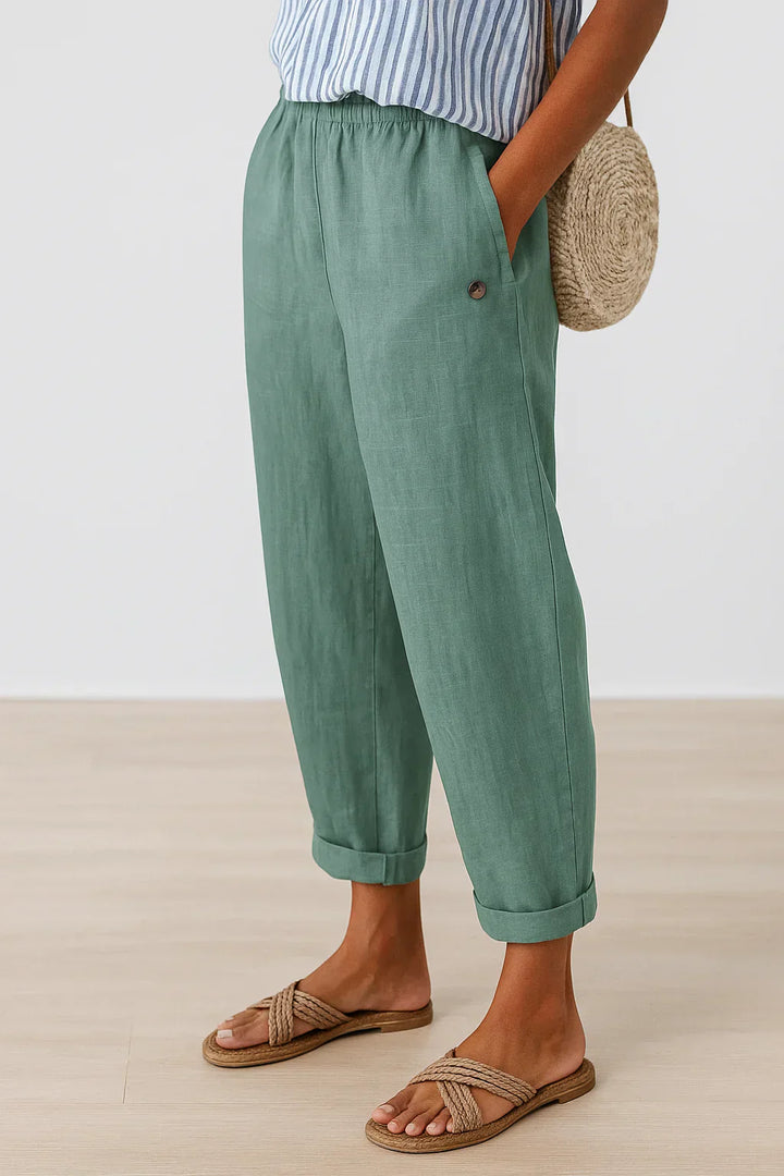 Edith | Comfort senza tempo in un leggero misto lino e cotone
