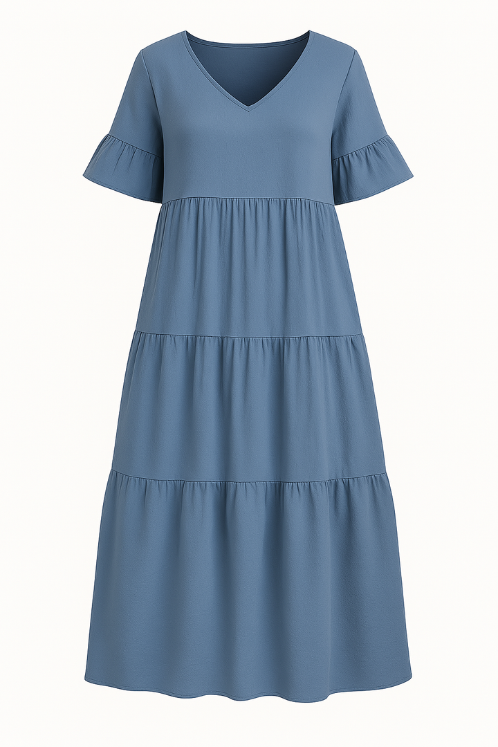 Abito V-neck che Copre la Pancia | VANCOUVER