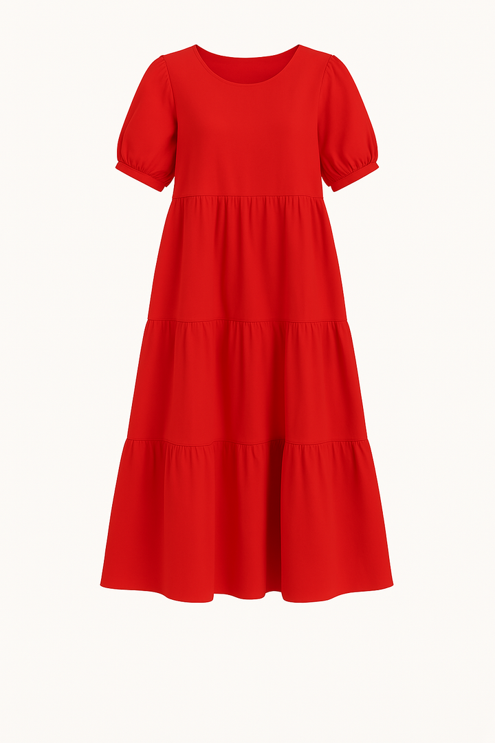 Abito O-neck che Copre la Pancia | NAIROBI