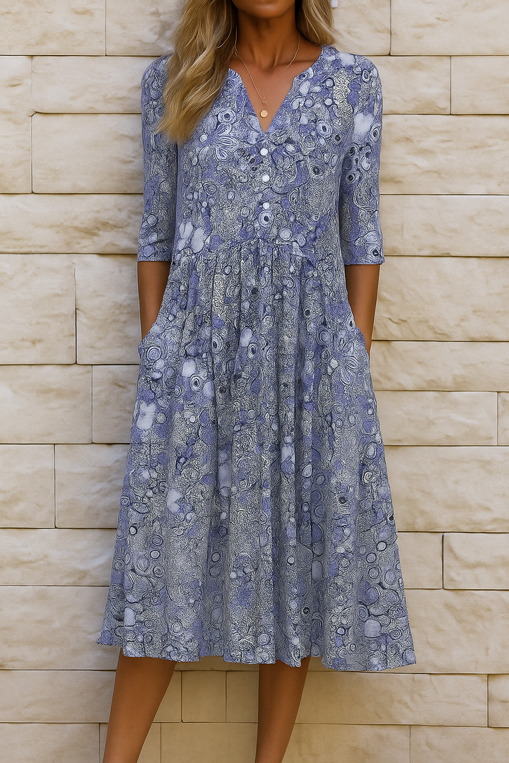 Miranda™ | Abito elegante con scollatura a V