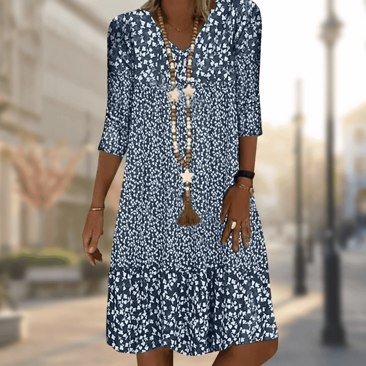 Vesper – Vestito Midi a Stampa Floreale