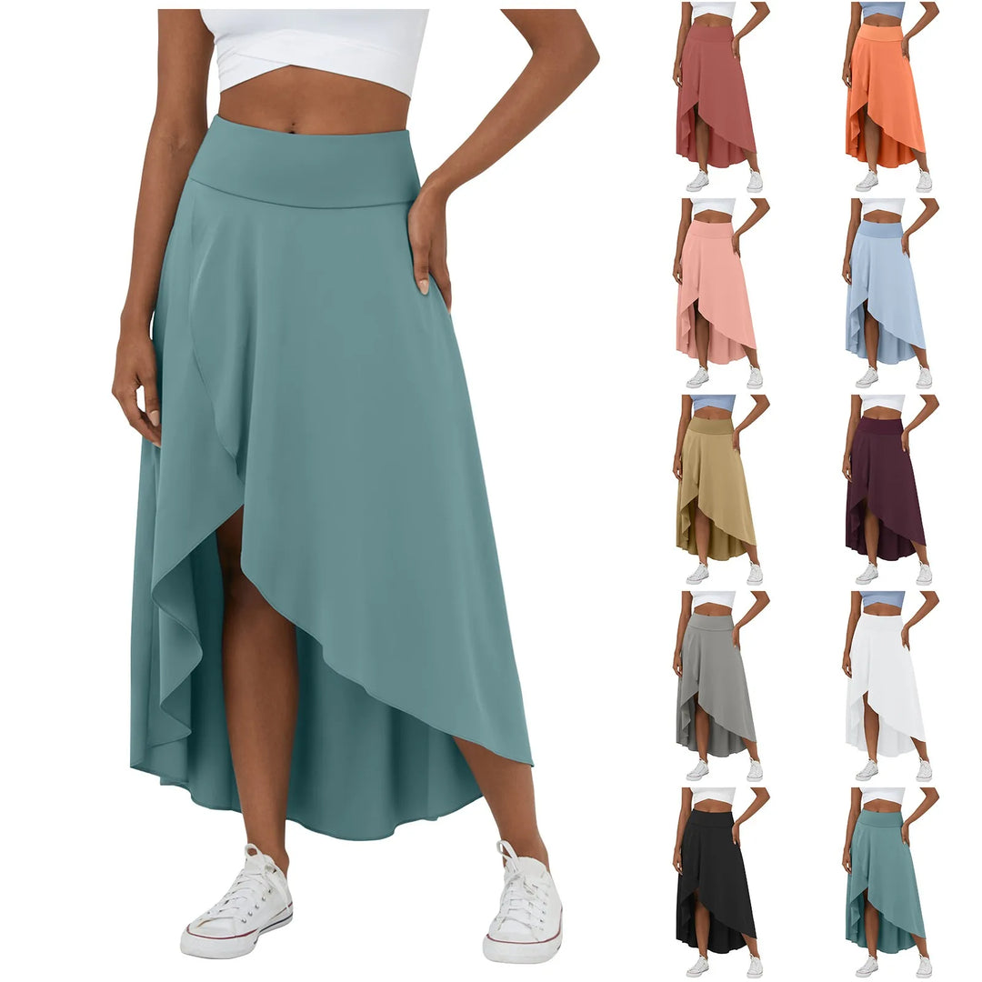 Natalia | Gonna Maxi Con Spacco Confortevole