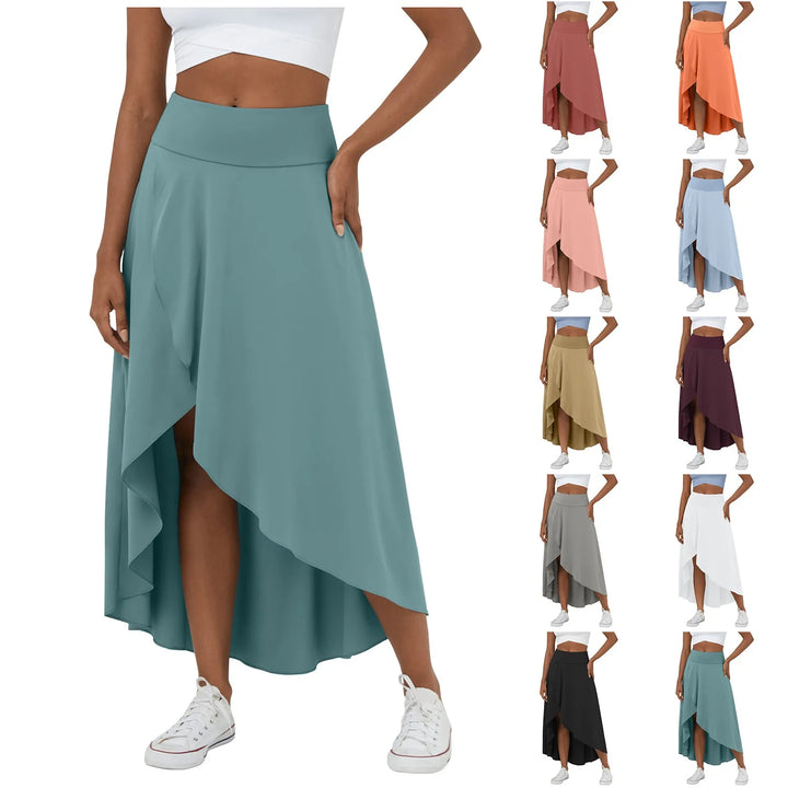 Natalia | Gonna Maxi Con Spacco Confortevole