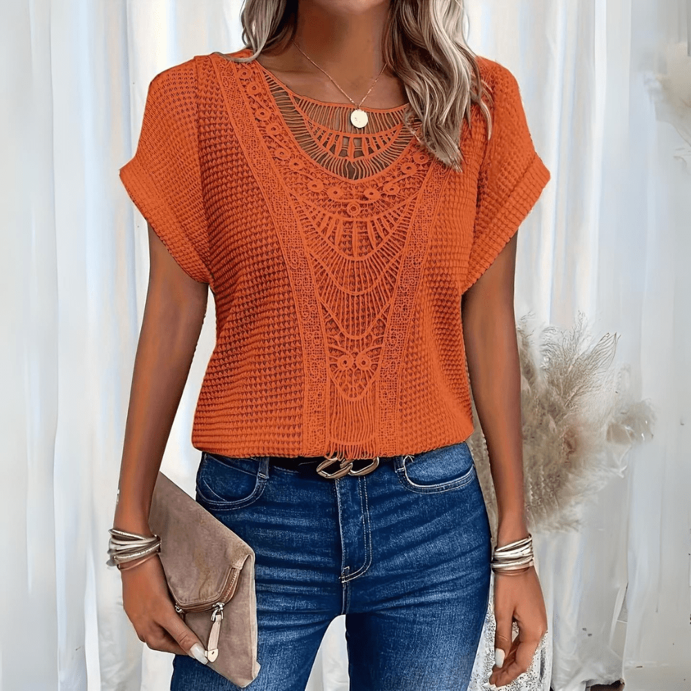Karin™ | Elegante blusa in stile Ibiza