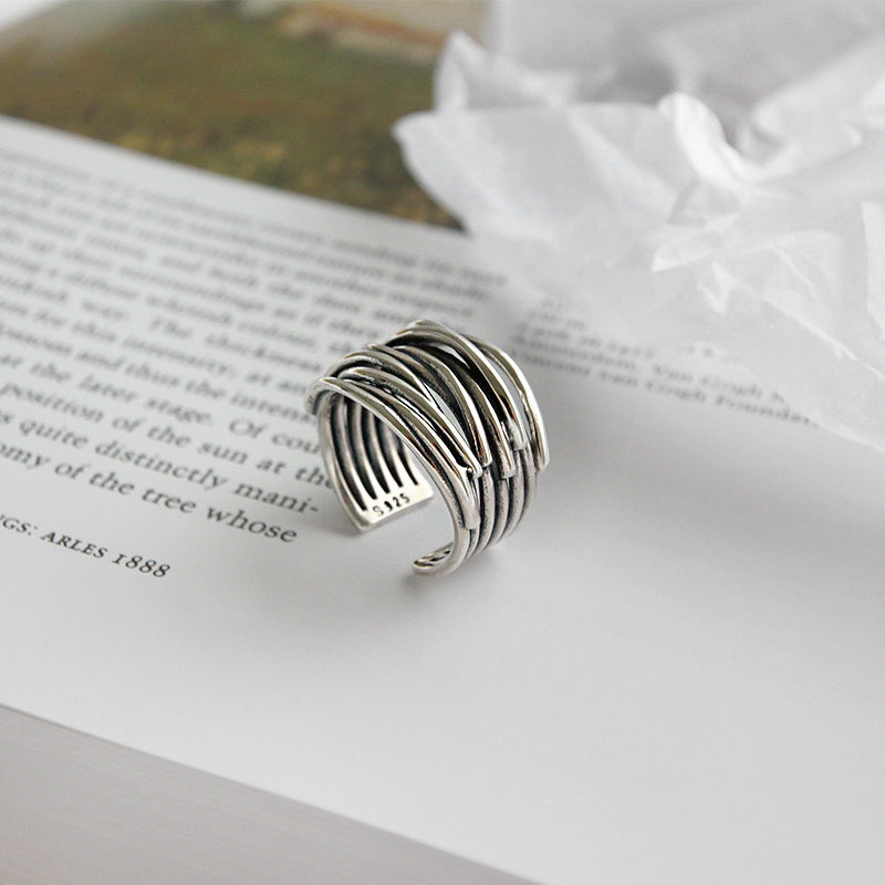 Anello in Argento 925 Sterling Sovrapposto
