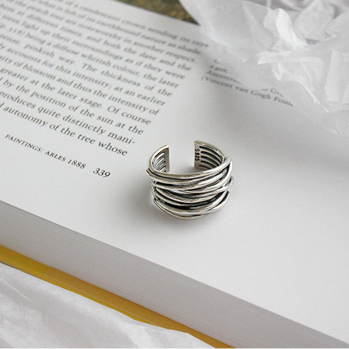 Anello in Argento 925 Sterling Sovrapposto